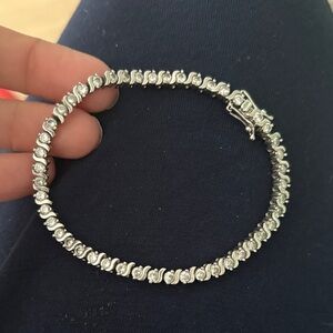 Elegant Costume Diamond Tennis Bracelet